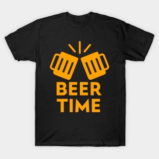 Beer Time (Brown) T-Shirt